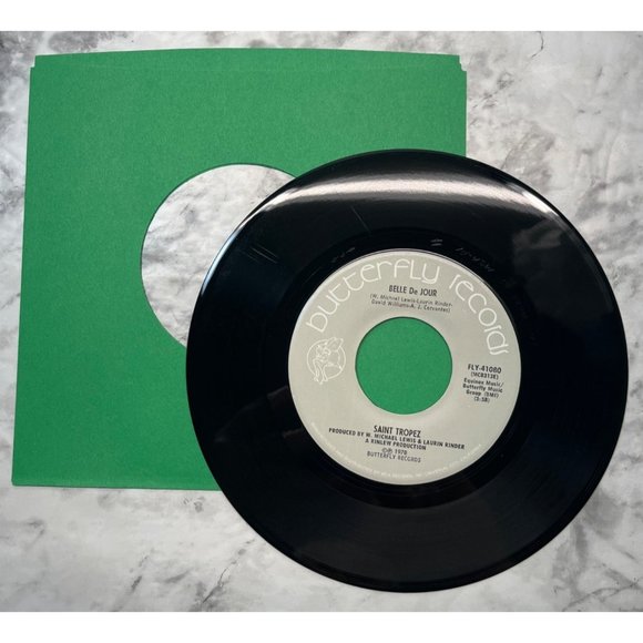 Saint Tropez One More Minute / Belle De Jour 45 Funk 1978 Butterfly Record 41080 - Picture 5 of 6